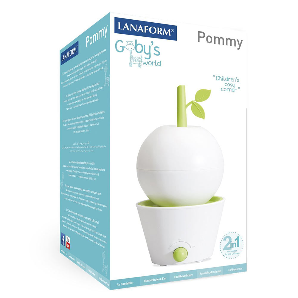 Umidificator de camera Pommy 2 in 1 Lanaform for Your BabyKids