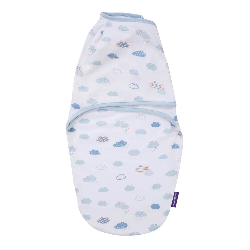 Sistem de infasare pentru bebelusi 0-3 luni blue Clevamama for Your BabyKids