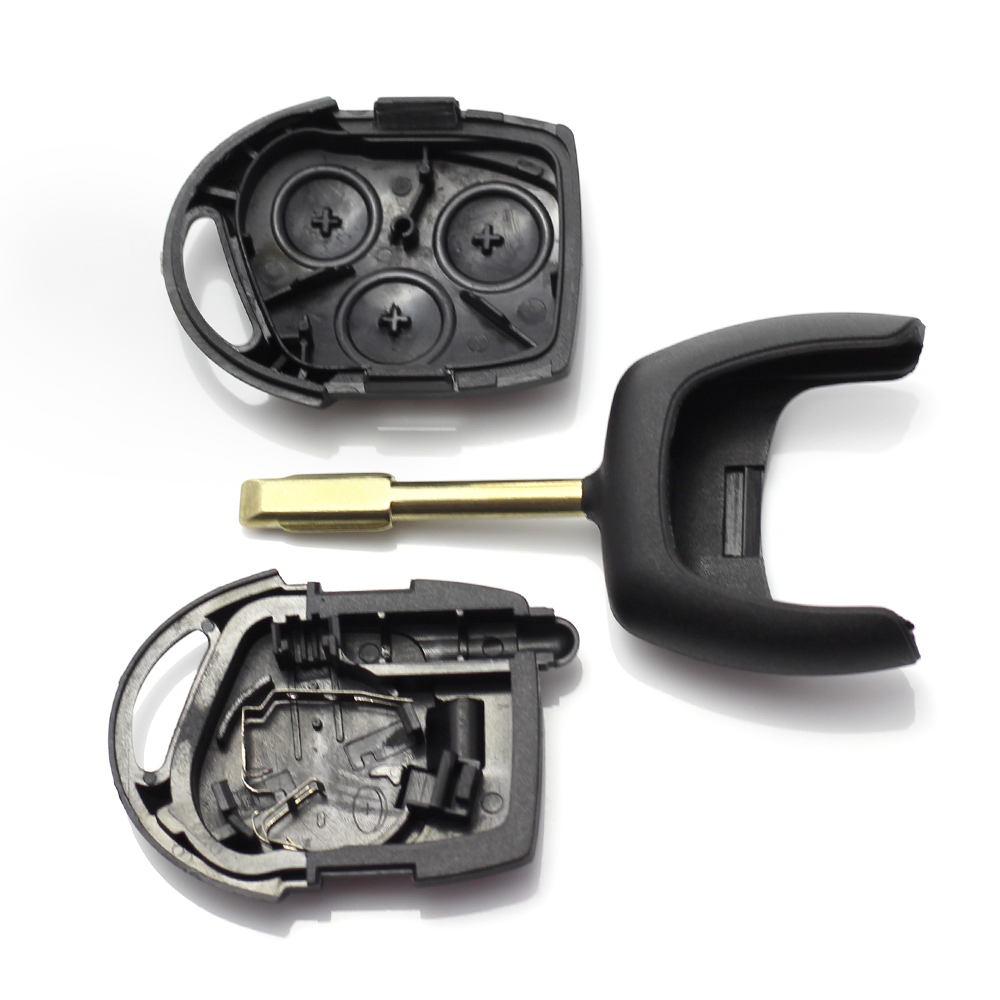 Ford - Carcasa cheie cu 3 butoane si suport baterie Best CarHome