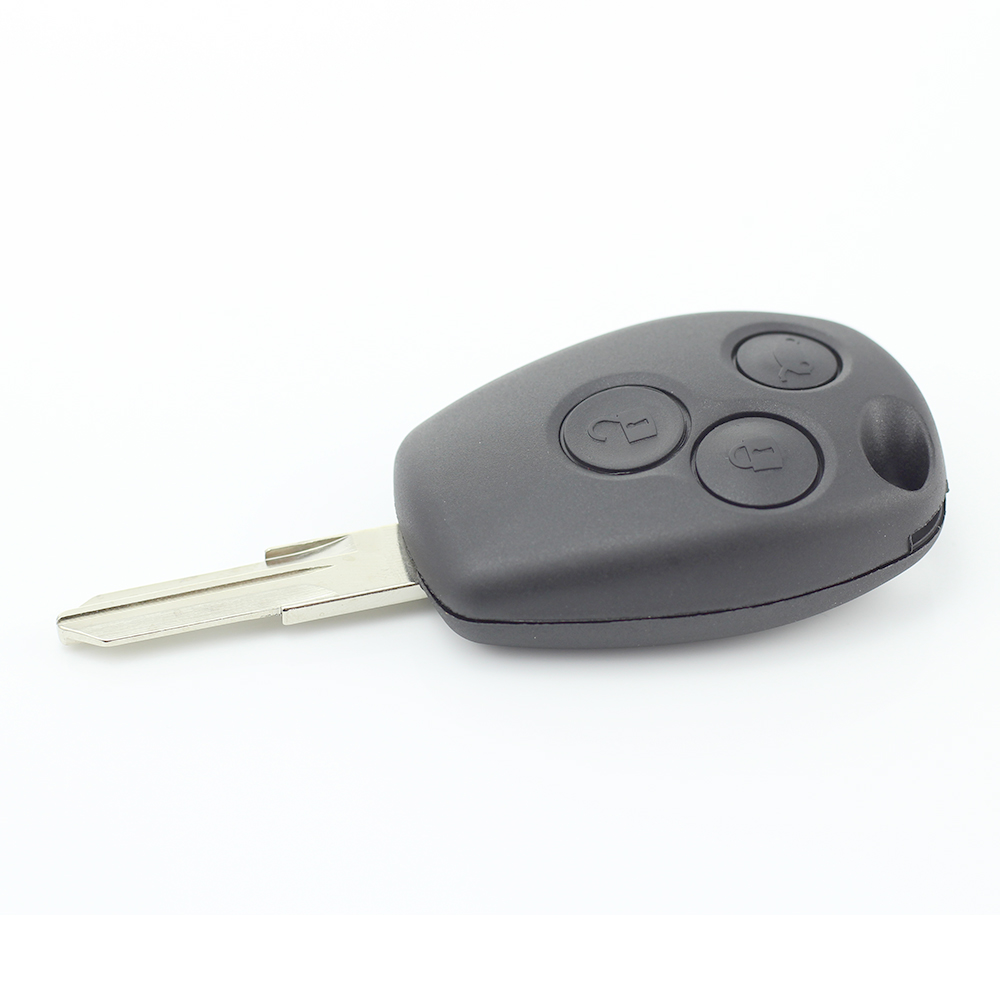 Dacia / Renault - Carcasa cheie cu 3 butoane si suport baterie din inox Best CarHome