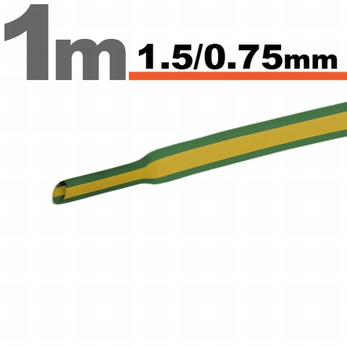 Tub termocontractibil Galben/Verde 1,5/0,75 mm Best CarHome