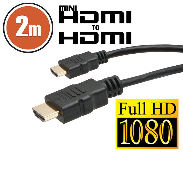 Cablu mini HDMI 2m cu conectoare placate cu aur Best CarHome