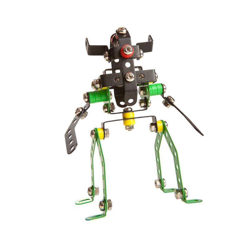 Set constructie 151 piese metalice Constructor Roboti 4in1, Alexander EduKinder World