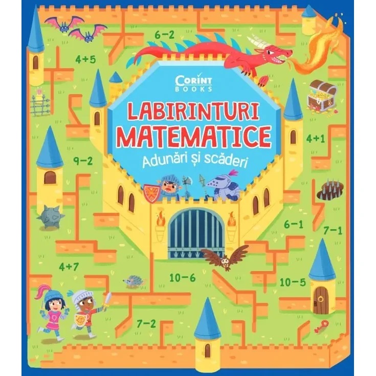 Labirinturi matematice - Adunari si scaderi PlayLearn Toys