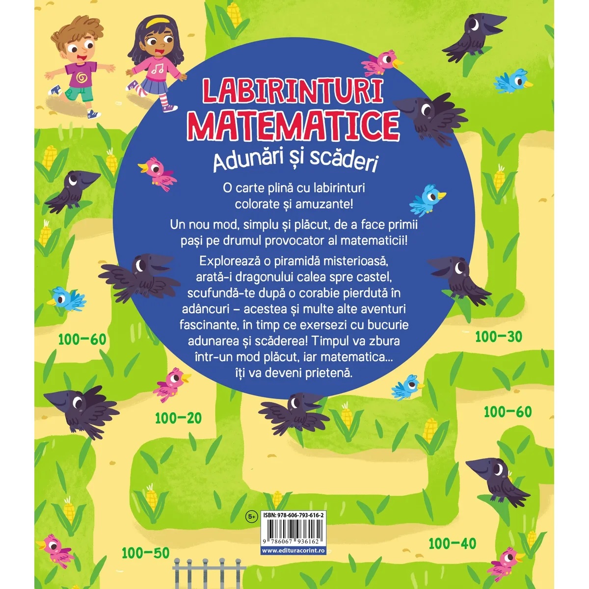 Labirinturi matematice - Adunari si scaderi PlayLearn Toys