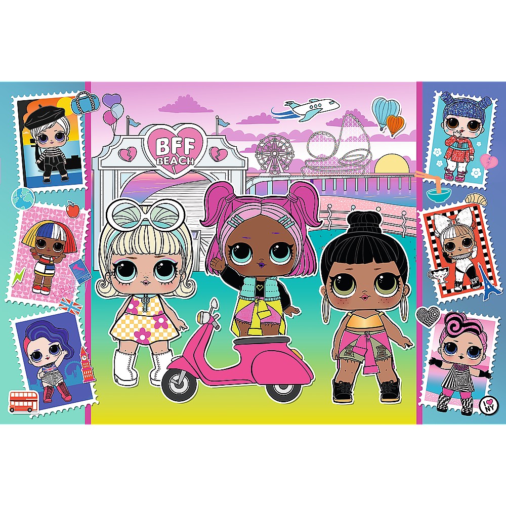 PUZZLE TREFL 100 LOL FOTOGRAFIILE PAPUSILOR SuperHeroes ToysZone