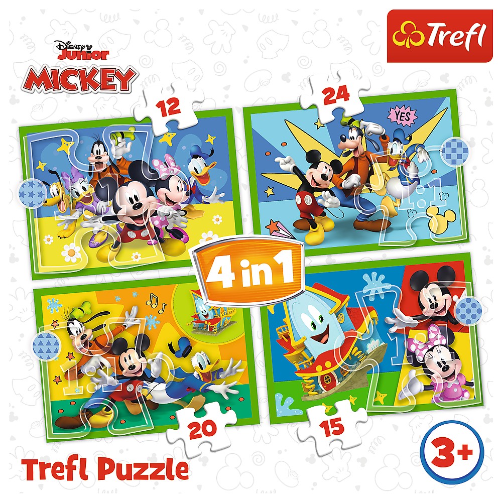 PUZZLE TREFL LOL 4IN1 MICKEY MOUSE SI PRIETENII SuperHeroes ToysZone