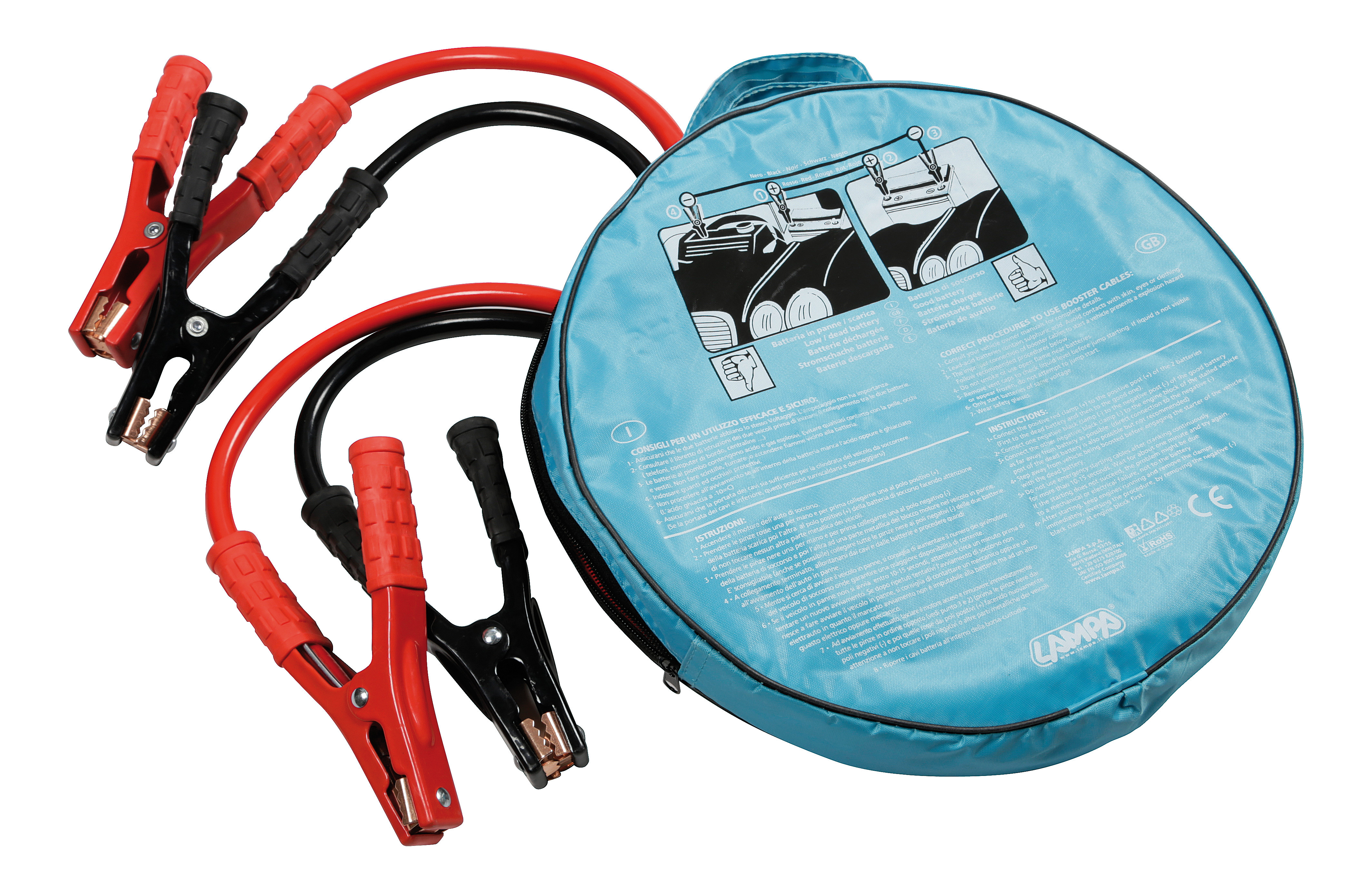 Cablu transfer curent 450cm 12/24V 500A - Lampa Garage AutoRide