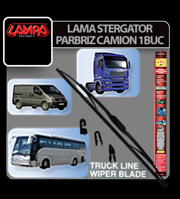 Stergator parbriz Optimax Truck Line cu duza 1buc - 70cm (28