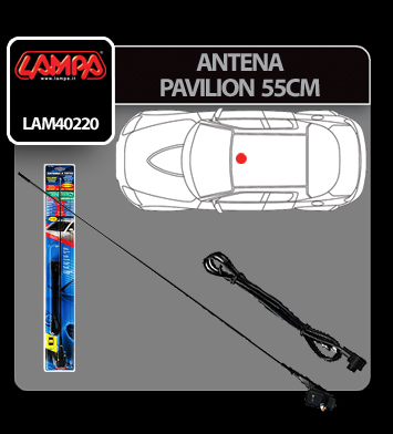 Antena pavilion Lampa - 55cm Garage AutoRide
