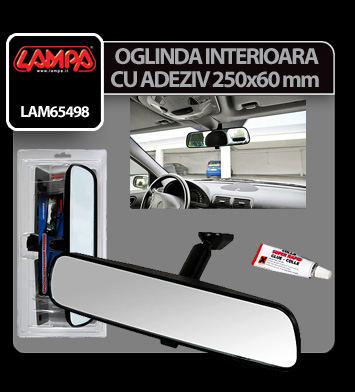 Oglinda interioara cu adeziv 250x60mm Garage AutoRide