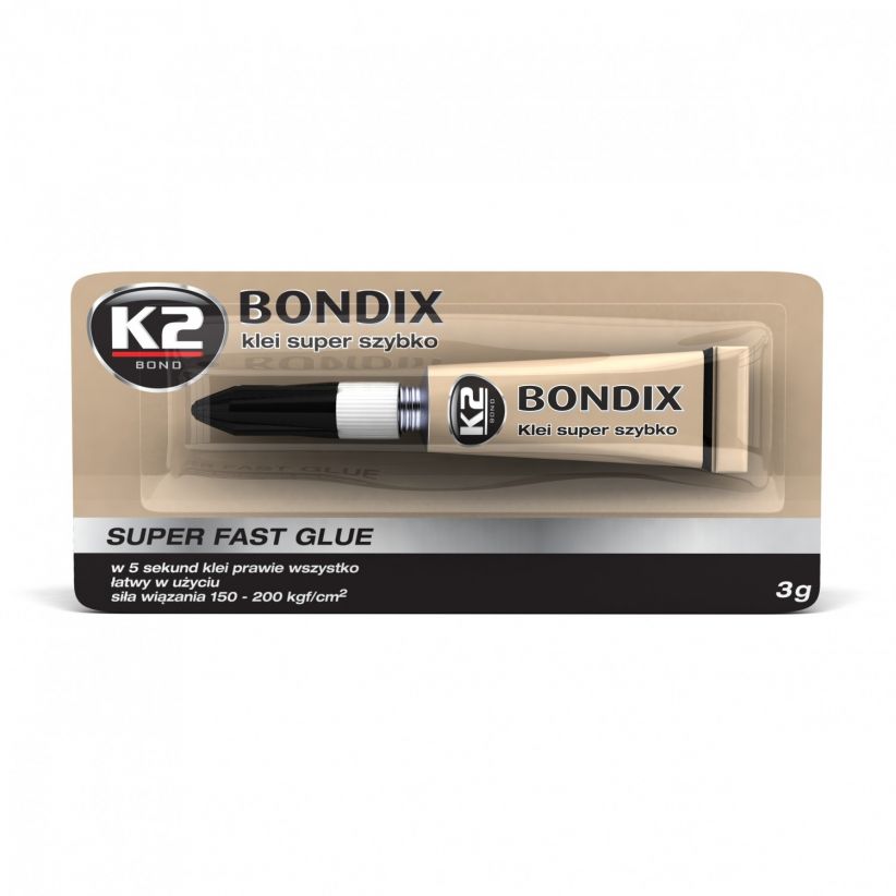 Adeziv universal 5 sec - Bondix super fast glue 3g K2 Garage AutoRide