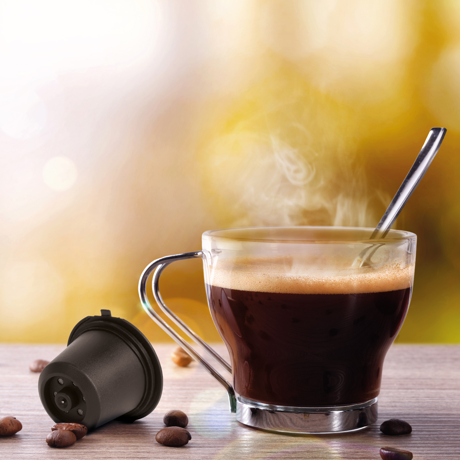 Set 5x Capsule Cafea Reincarcabile, Compatibile Nespresso