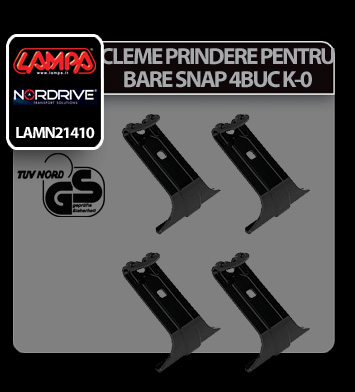 Cleme prindere kit pentru bare Snap 4buc - K-0 Garage AutoRide