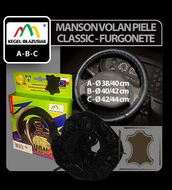 Manson volan piele furgoneta Classic - Kegel - A - Ø 38-40cm - Negru Garage AutoRide