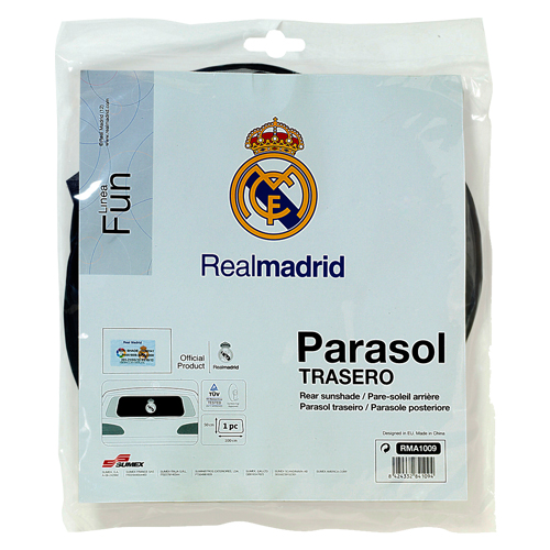 Parasolar spate cu ventuze Real Madrid - 50x100cm Garage AutoRide