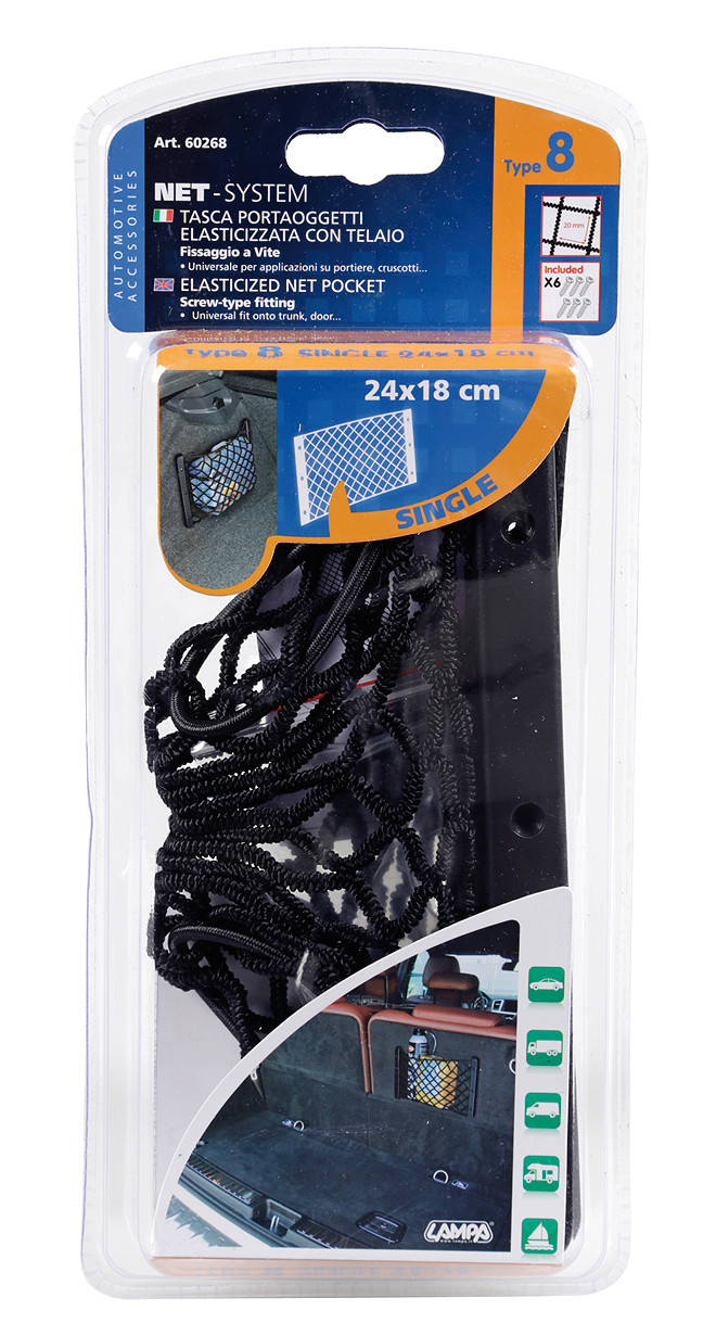 Buzunar depozitare elastic Net-System-8 24x18cm Garage AutoRide