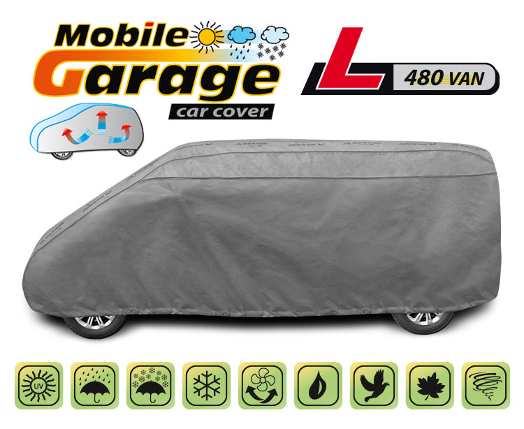 Prelata auto completa Mobile Garage - L480 - VAN Garage AutoRide
