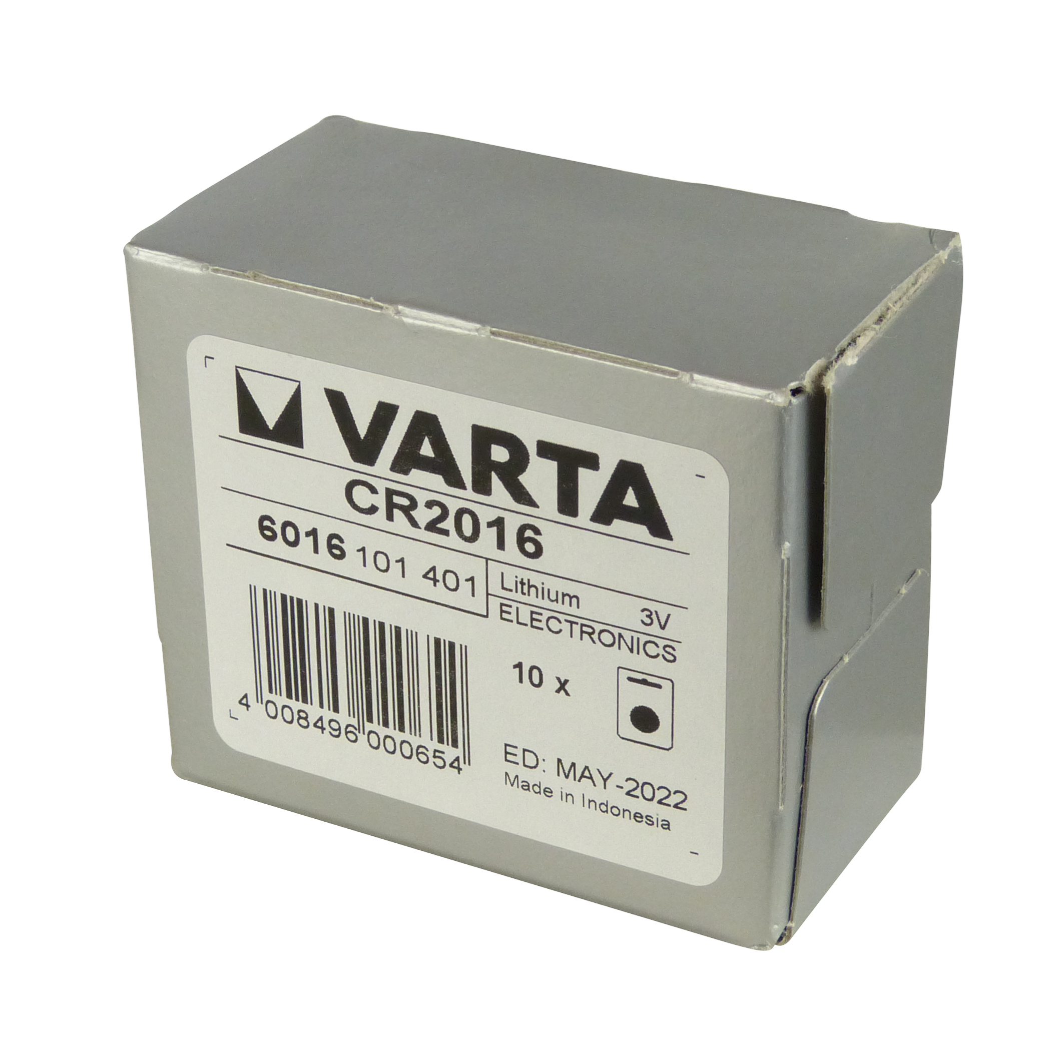 Baterie litiu CR2016 3V 90mAh 1buc Varta Garage AutoRide