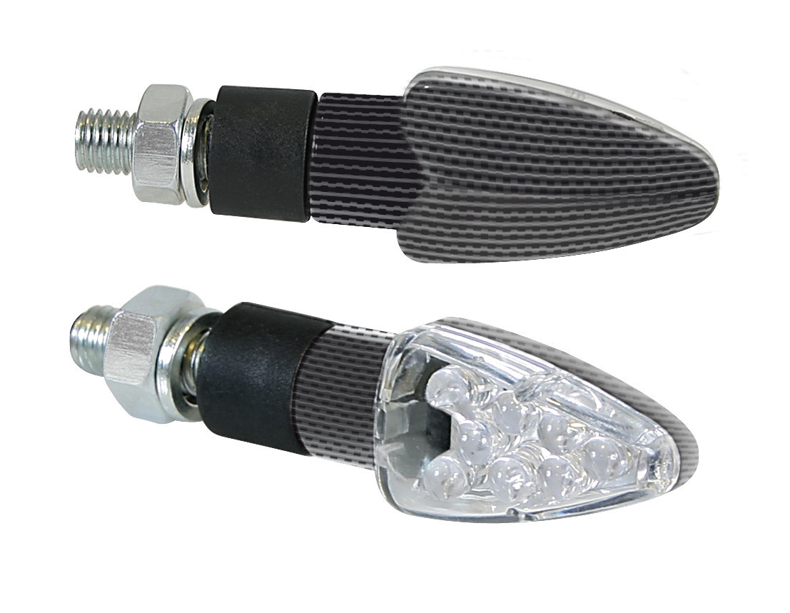 Lampi semnalizare directie mers Atom LED 12V 2buc - Carbon Garage AutoRide