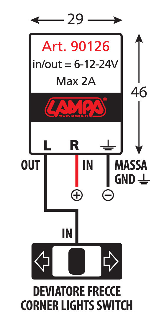Releu electronic pentru semnalizatoare LED 6/12/24V Garage AutoRide