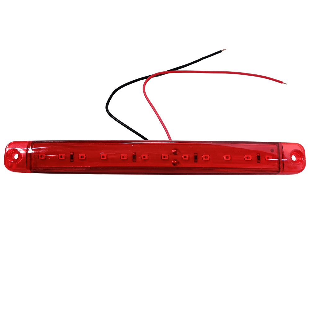 Lampa gabarit cu 12 LED-uri 12/24V set 4buc Cridem - Rosu Garage AutoRide