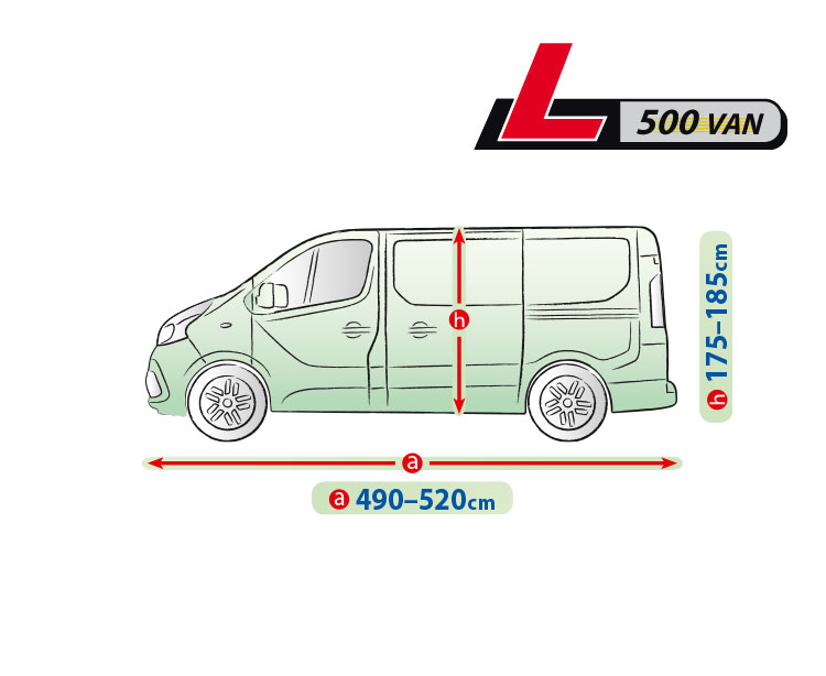 Prelata auto completa Mobile Garage - L500 - VAN Garage AutoRide