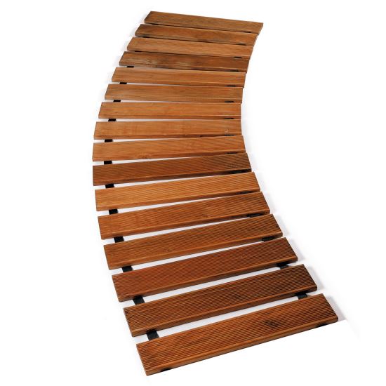 Poteca de gradina din lemn, maro, 30x200 cm GartenVIP DiyLine