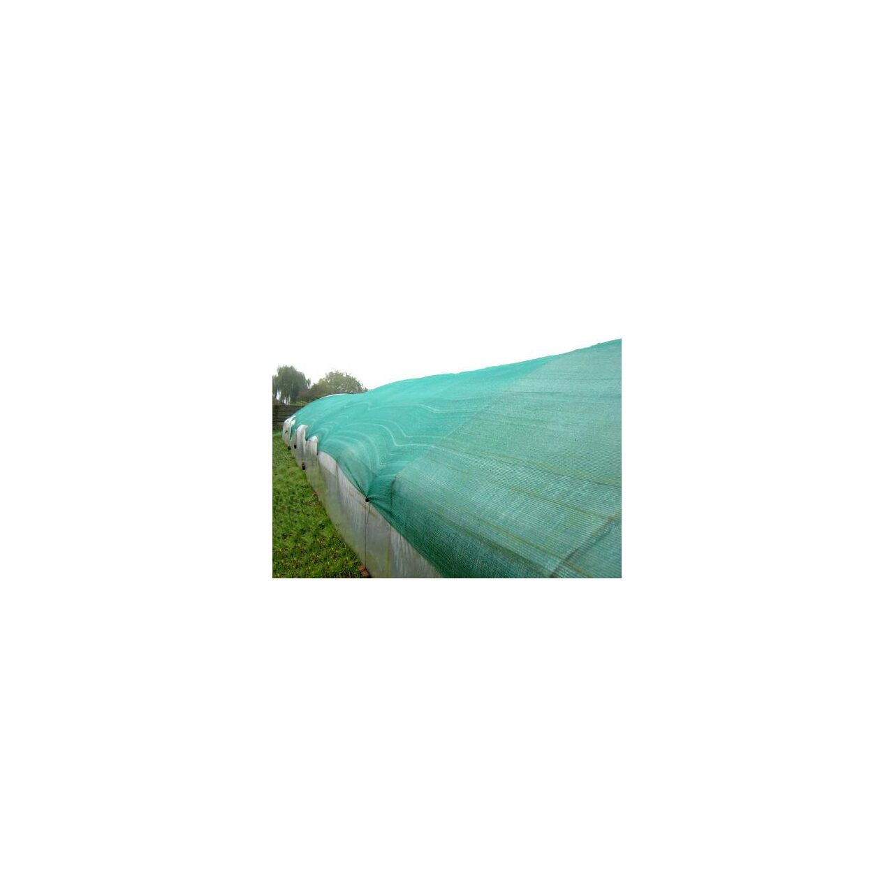 Plasa de umbrire, HDPE, 230 g/mp, grad de umbrire 95%, verde, 10x2 m  GartenVIP DiyLine