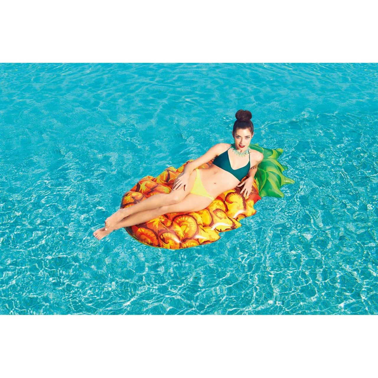 Saltea de apa gonflabila, model ananas, multicolor, 174x96 cm, Bestway  GartenVIP DiyLine