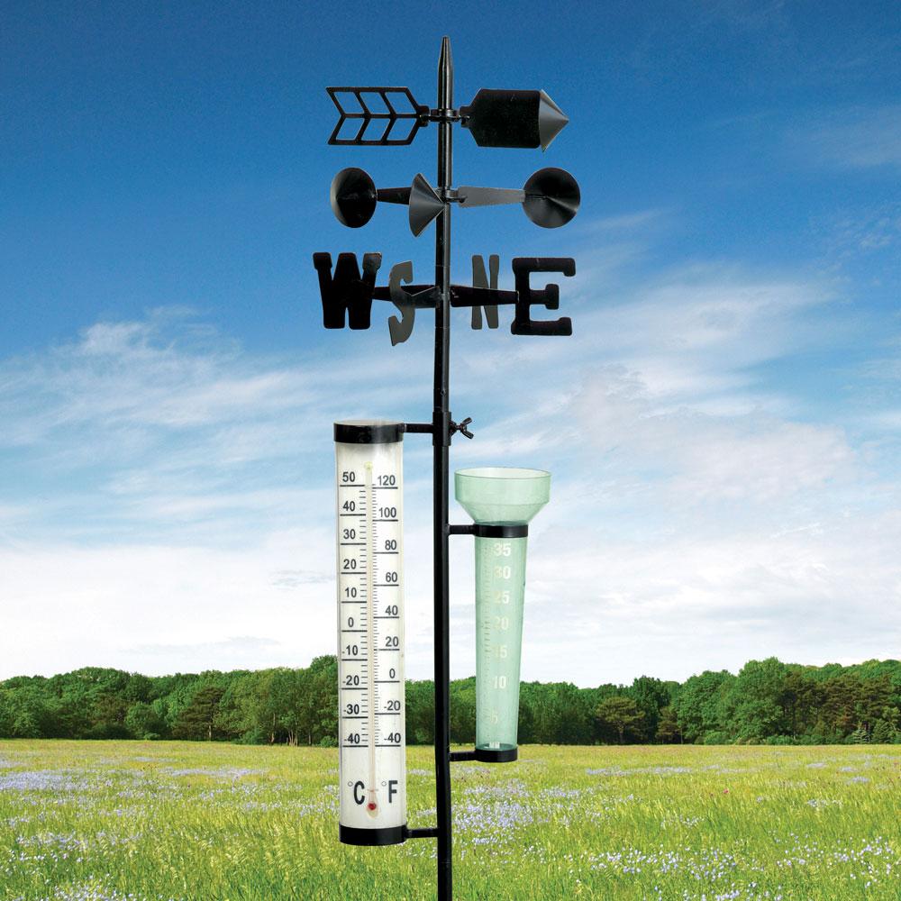 Statie Meteo pentru Gradina, Masurare Temperatura, Precipitatii, Directie Vant pentru Exterior