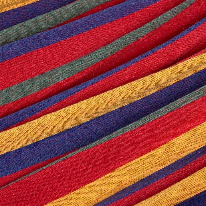 Hamac textil, dungi, multicolor, max 150 kg, 200x100 cm, Springos GartenVIP DiyLine