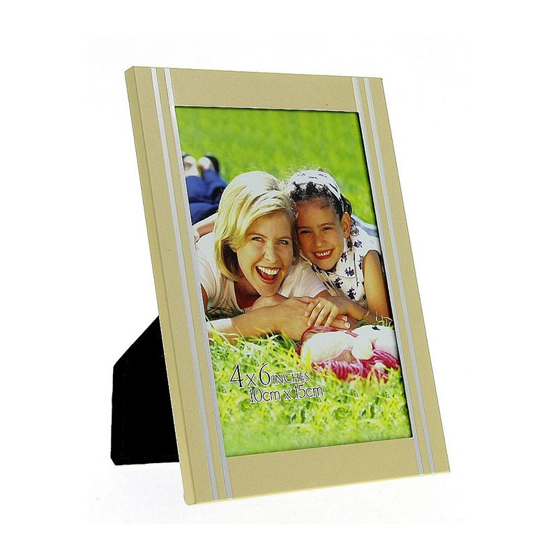 Rama foto golden memories metalica, 10x15, pentru birou, insertii arginti MultiMark GlobalProd