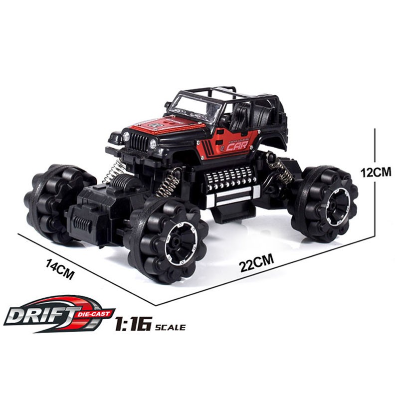 Masinuta cu telecomanda, drift die cast, 1:16, suspensie arcuri mari, 14x22x12 cm MultiMark GlobalProd