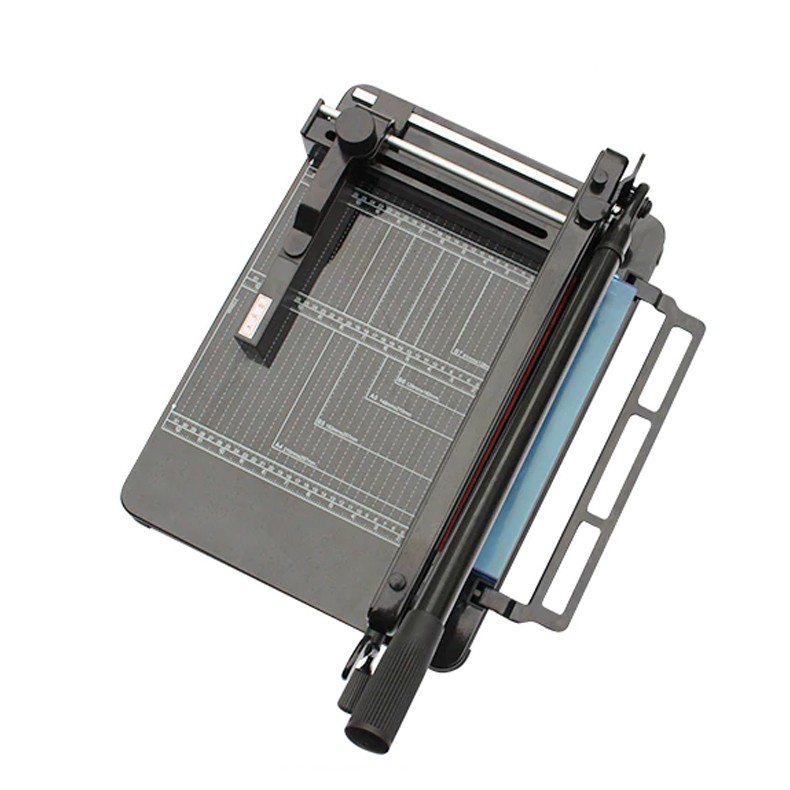 Ghilotina manuala profesionala a4, 400 coli, heavy duty, ghidaj, marcaje, sistem fixare, bright office MultiMark GlobalProd