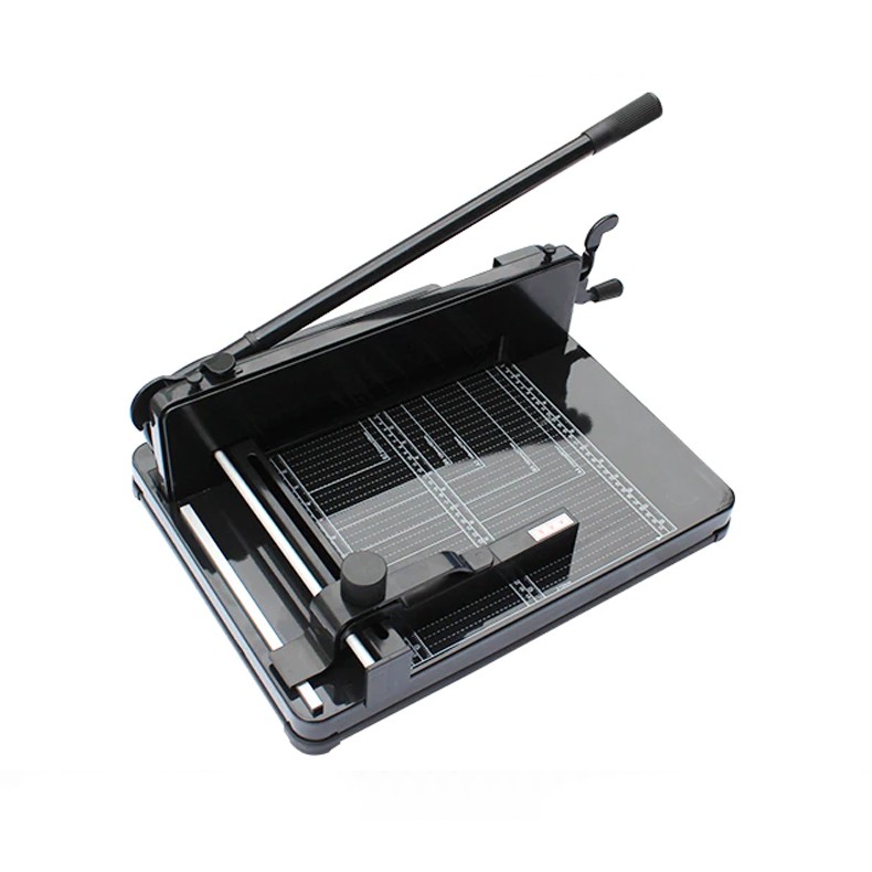 Ghilotina manuala profesionala a4, 400 coli, heavy duty, ghidaj, marcaje, sistem fixare, bright office MultiMark GlobalProd