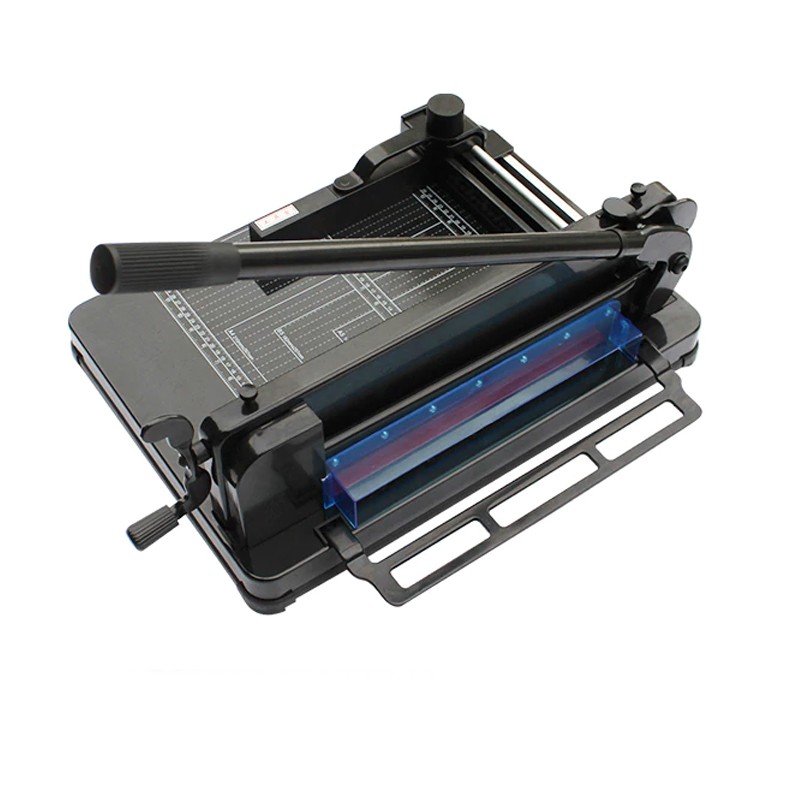 Ghilotina manuala profesionala a4, 400 coli, heavy duty, ghidaj, marcaje, sistem fixare, bright office MultiMark GlobalProd