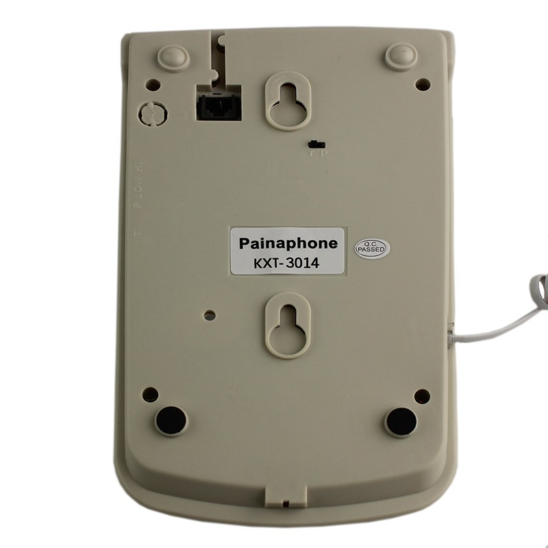 Telefon fix cu fir, functie mute, pause, reapelare, flash, 16 taste mari culoare alb MultiMark GlobalProd