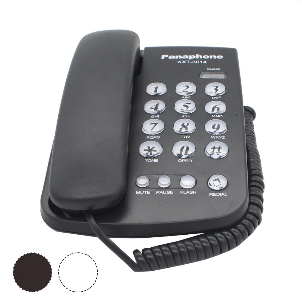 Telefon fix cu fir, functie mute, pause, reapelare, flash, 16 taste mari culoare negru MultiMark GlobalProd