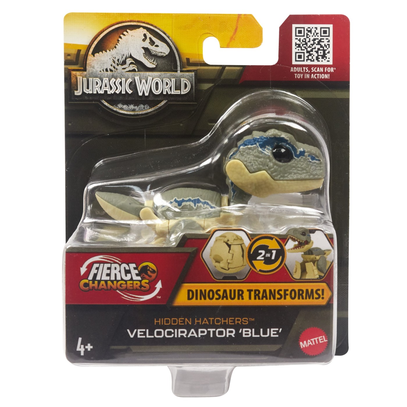 JURASSIC WORLD FIERCE CHANGERS HIDDEN HATCHERS DINOZAUR TRANSFORMABIL ...