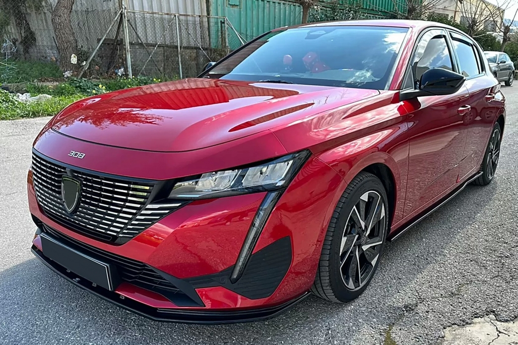 Prelungire Bara Fata Peugeot 308 Mk3 (2021+) Negru Lucios Performance AutoTuning