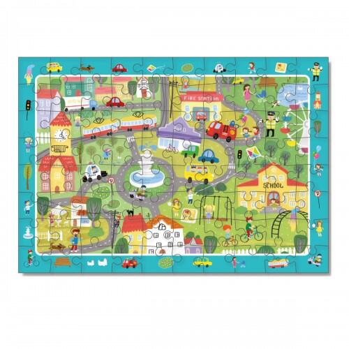 Puzzle - Orasul (80 piese) PlayLearn Toys