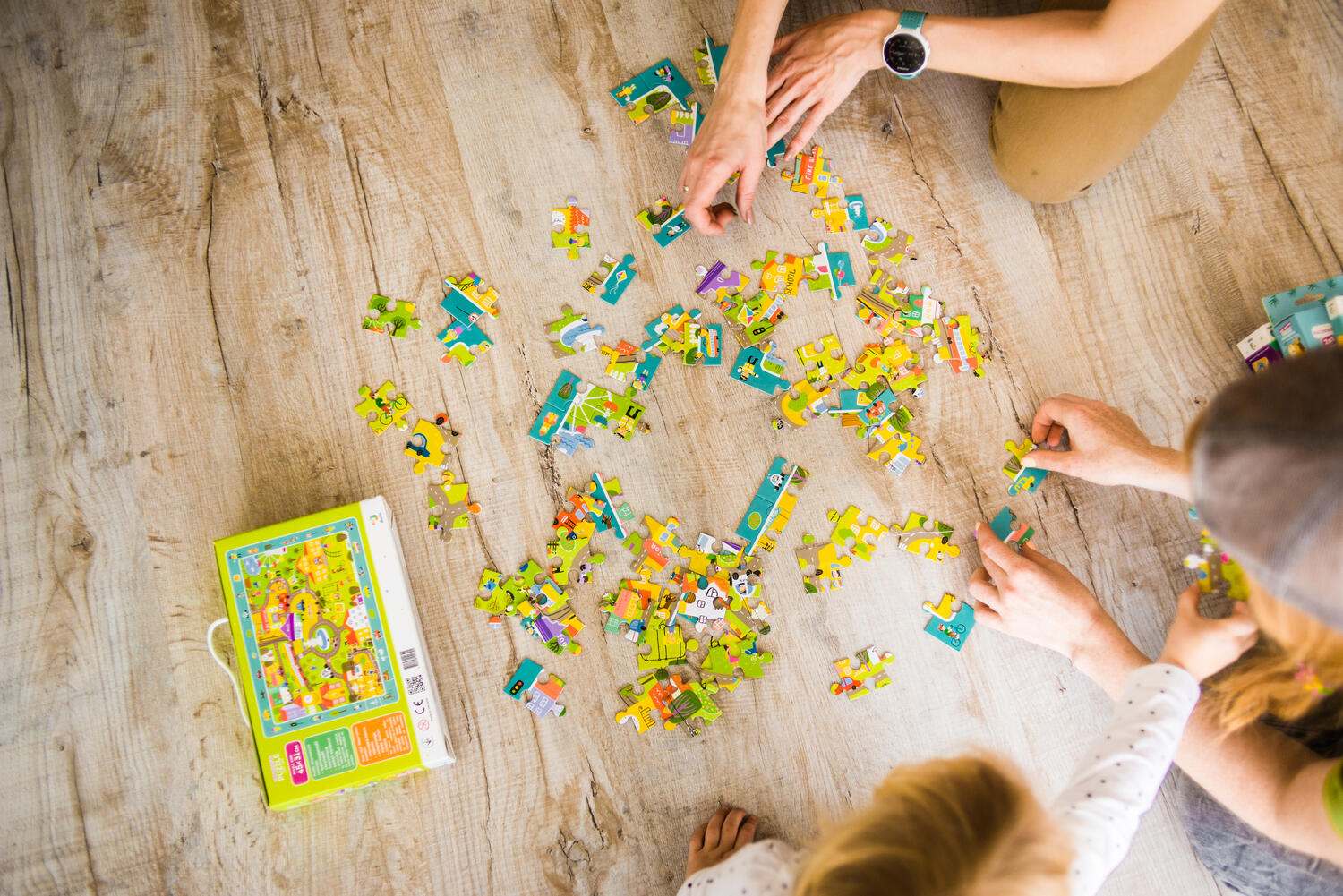Puzzle - Orasul (80 piese) PlayLearn Toys