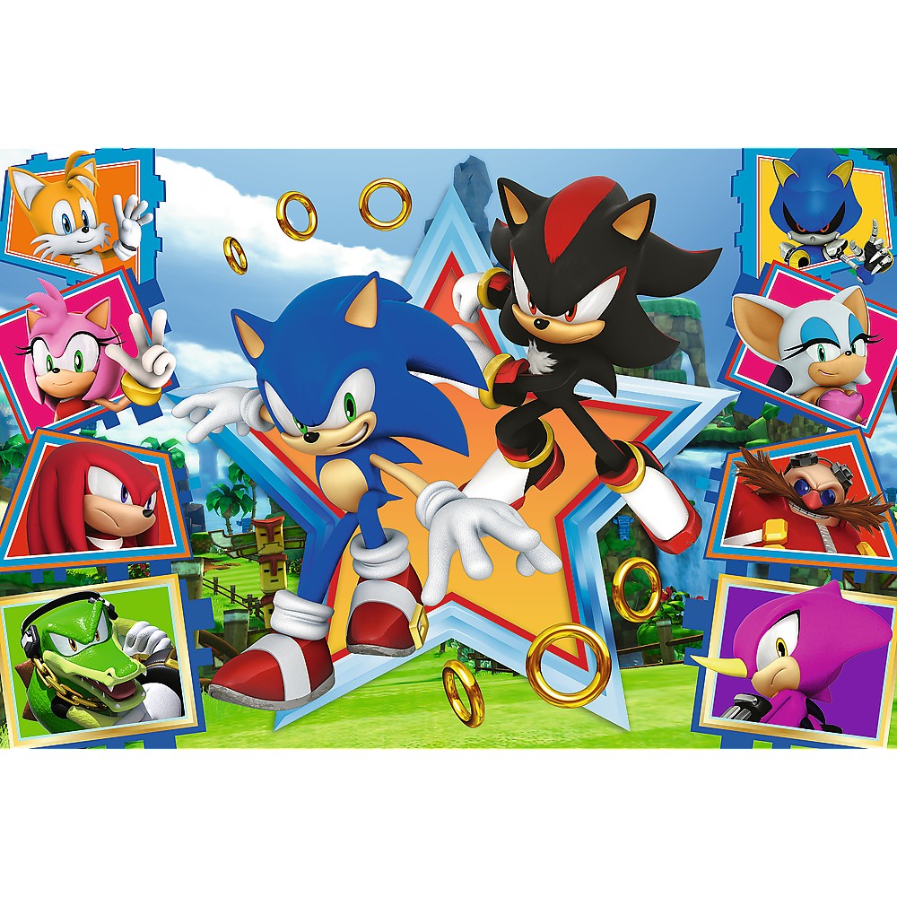 PUZZLE TREFL 100 SONIC MINUNATA LUME A LUI SONIC SuperHeroes ToysZone