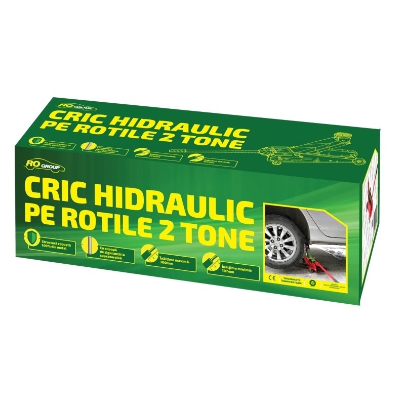 Cric hidraulic crocodil RoGroup, 2T Automobile ProTravel