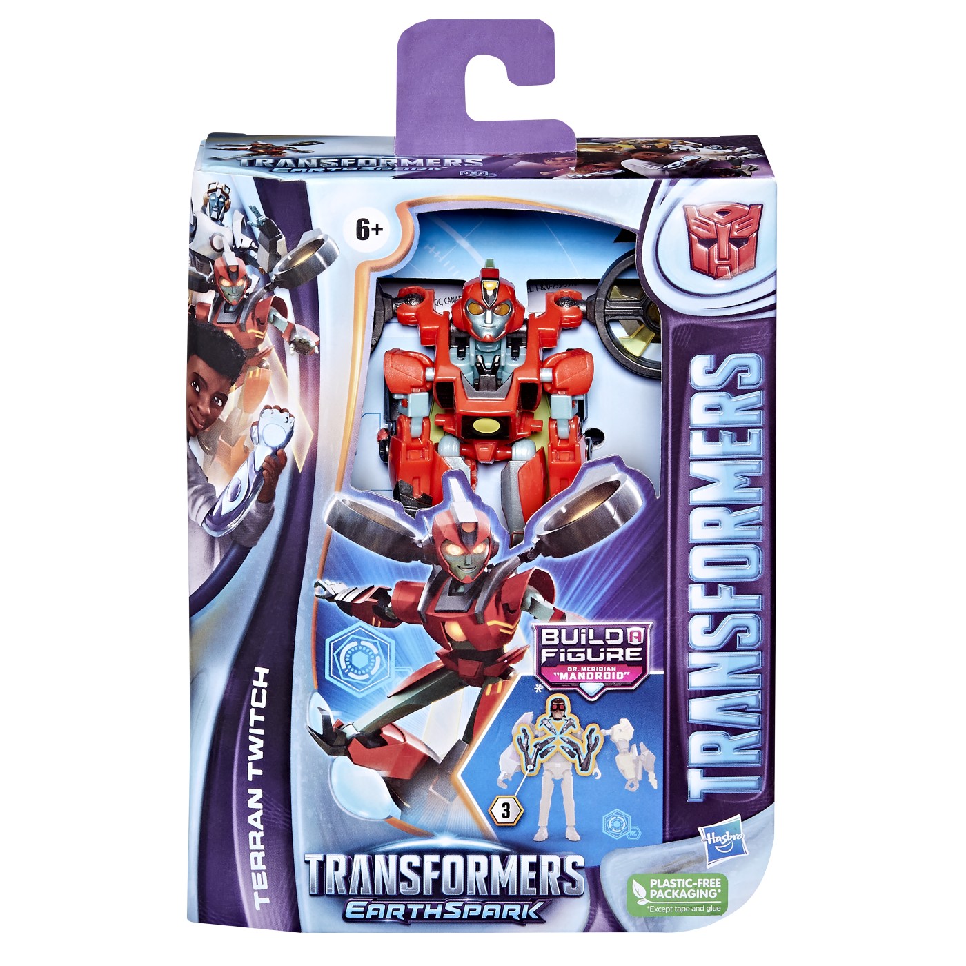 TRANSFORMERS FIGURINA EARTHSPARK DELUXE TERRAN TWITCH 12.5CM SuperHeroes ToysZone