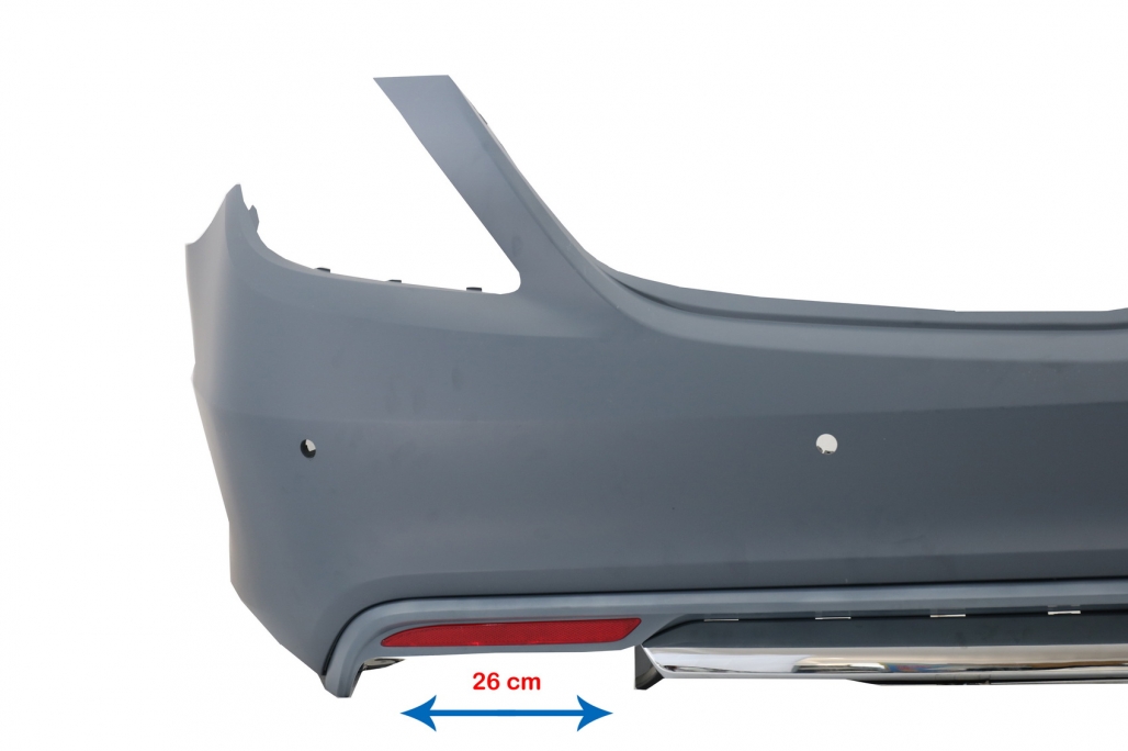 Pachet Exterior cu Stopuri si Ornamente Tobe Negru Mercedes S-Class W222 (2013-06.2017) S63 Design Performance AutoTuning