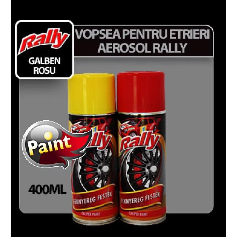 Vopsea pentru etrieri frana aerosol Rally 400ml - Rosu Garage AutoRide
