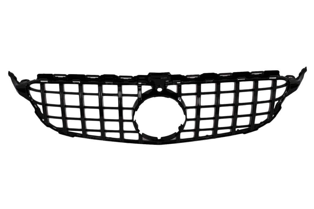 Grila Centrala Mercedes C-Class W205 S205 A205 C205 (2014-2018) GT-R Panamericana Design Negru Performance AutoTuning