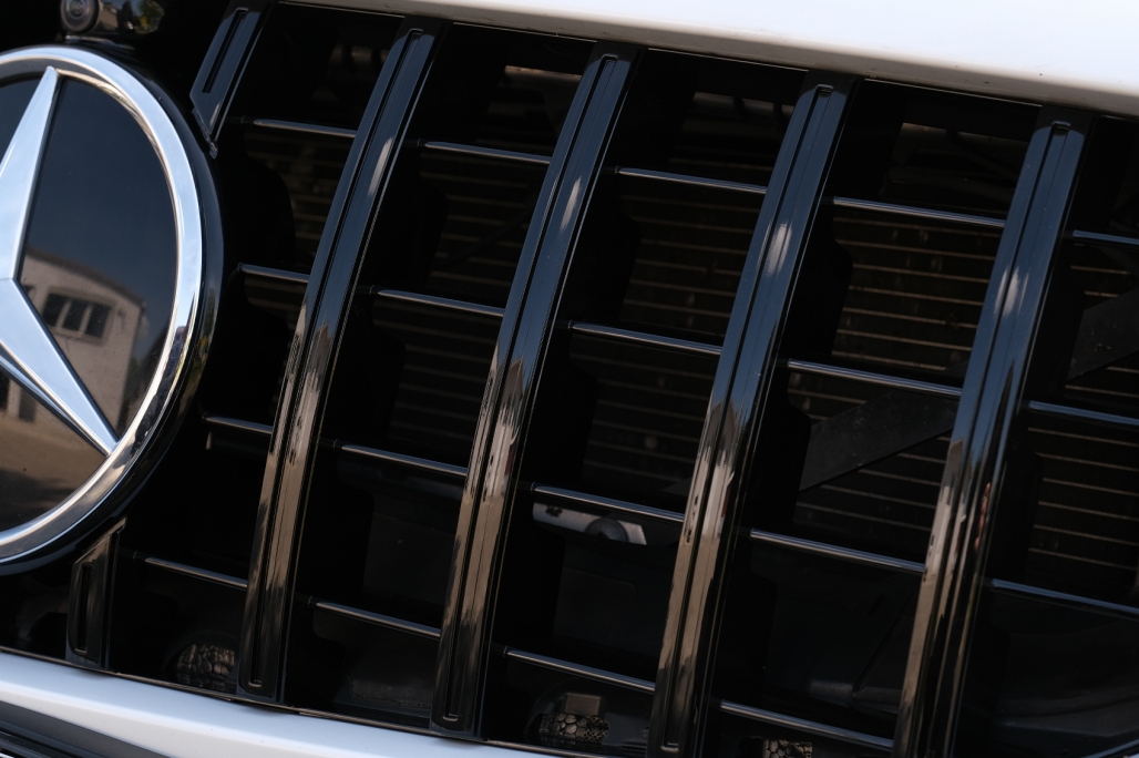 Grila Centrala Mercedes C-Class W205 S205 A205 C205 (2014-2018) GT-R Panamericana Design Negru Performance AutoTuning